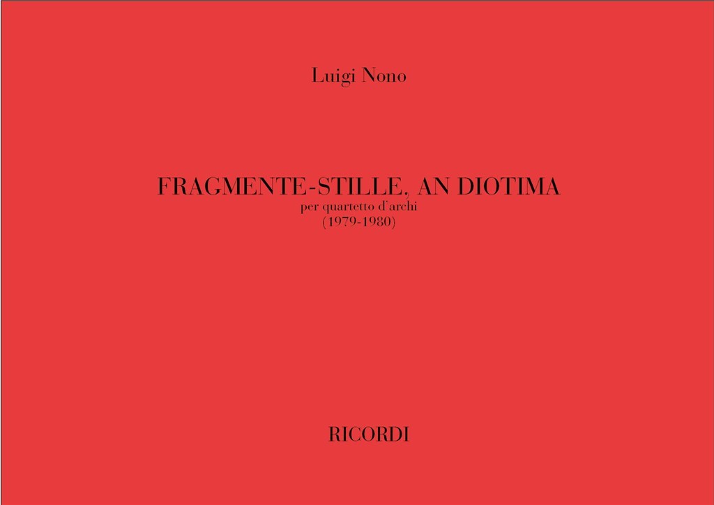 Fragmente - Stille An Diotima